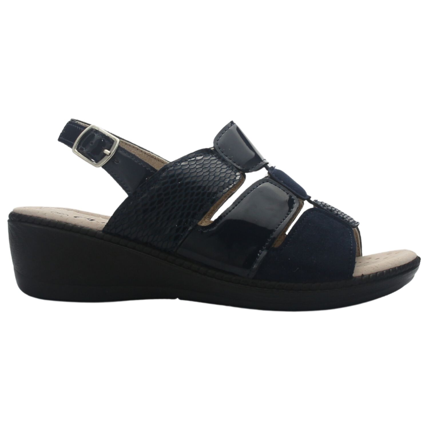 Sandalia Mujer Casual Azul Marino Chalada Lupe-85 image number 0.0